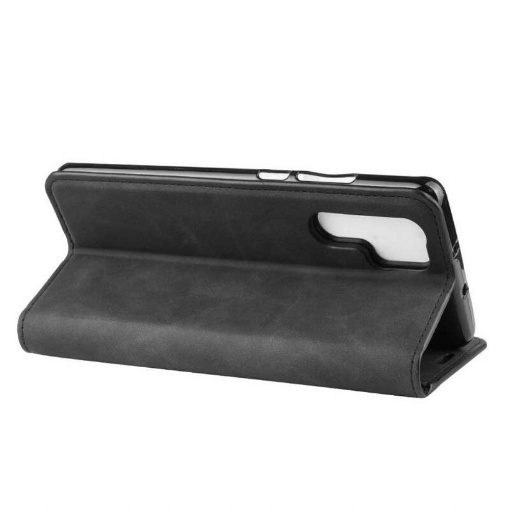 Schutzhülle Für Huawei P30 Pro Flip Case Schicker Leder-effekt