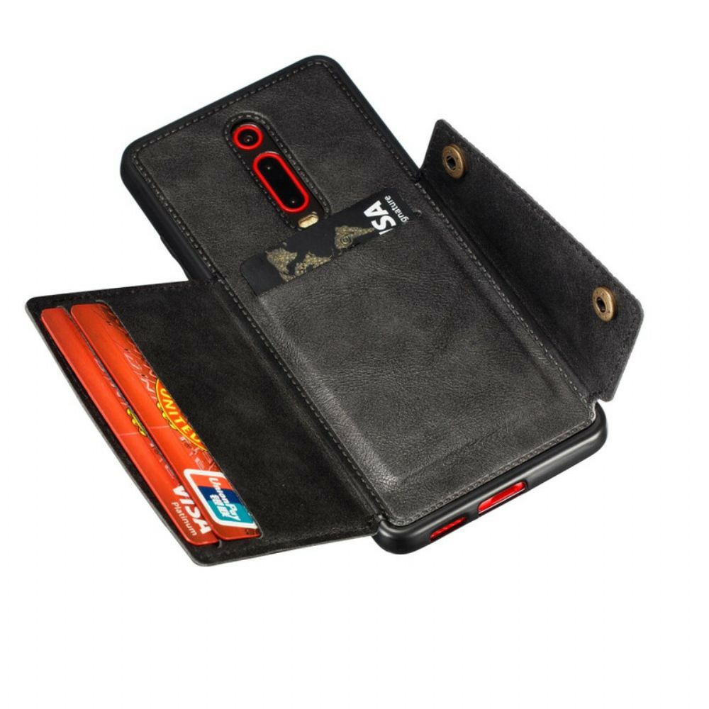 Hülle Für Xiaomi Mi 9T / Mi 9T Pro Geldbörse Snap Wallet