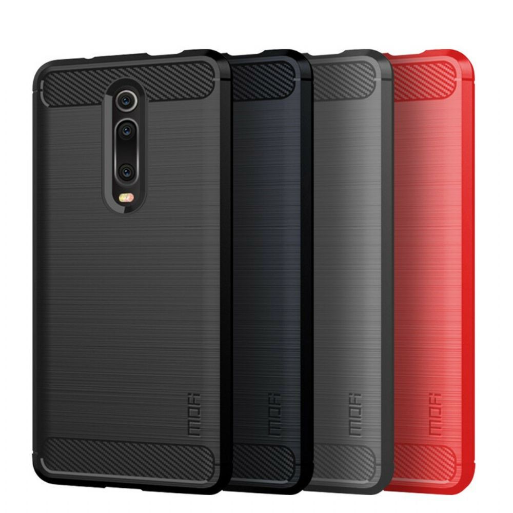 Hülle Für Xiaomi Mi 9T / Mi 9T Pro Mofi Gebürstete Kohlefaser