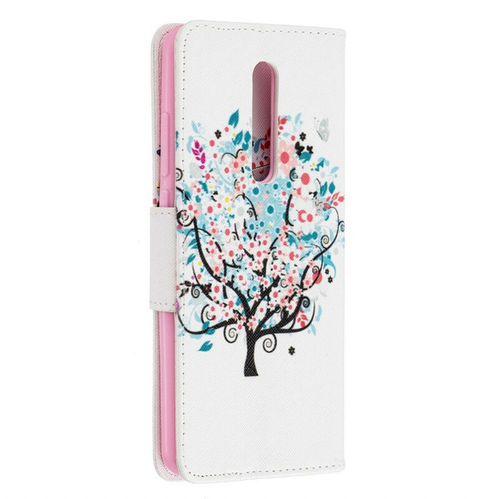 Lederhüllen Für Xiaomi Mi 9T / Mi 9T Pro Blumiger Baum