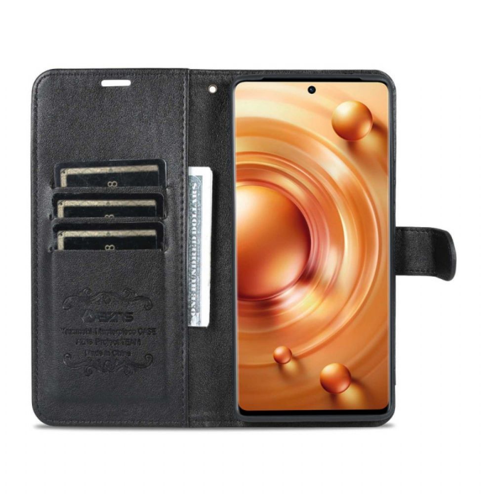 Flip Case Für Vivo X80 Pro Azns Kunstleder