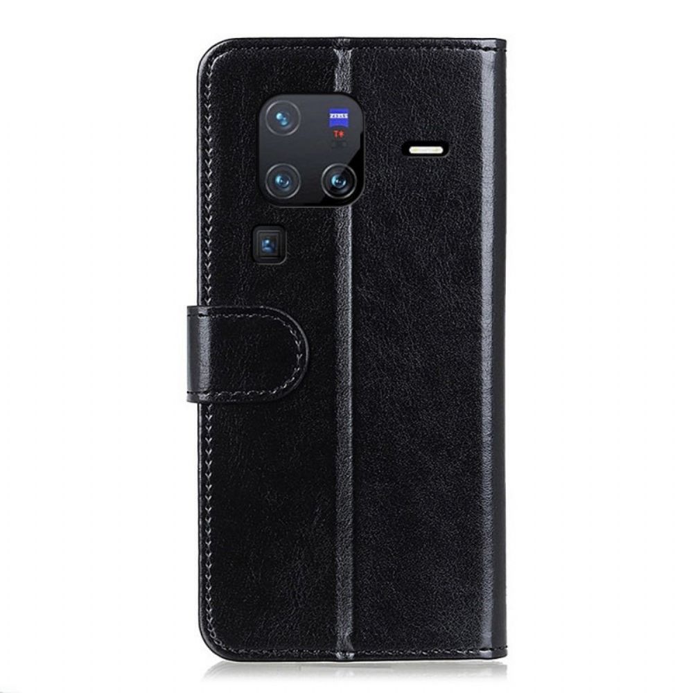 Flip Case Für Vivo X80 Pro Finesse Kunstleder
