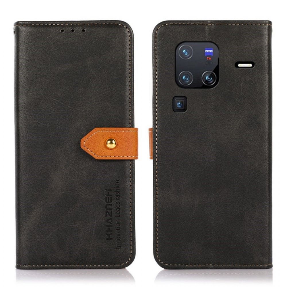 Flip Case Für Vivo X80 Pro Mit Khazneh-armband