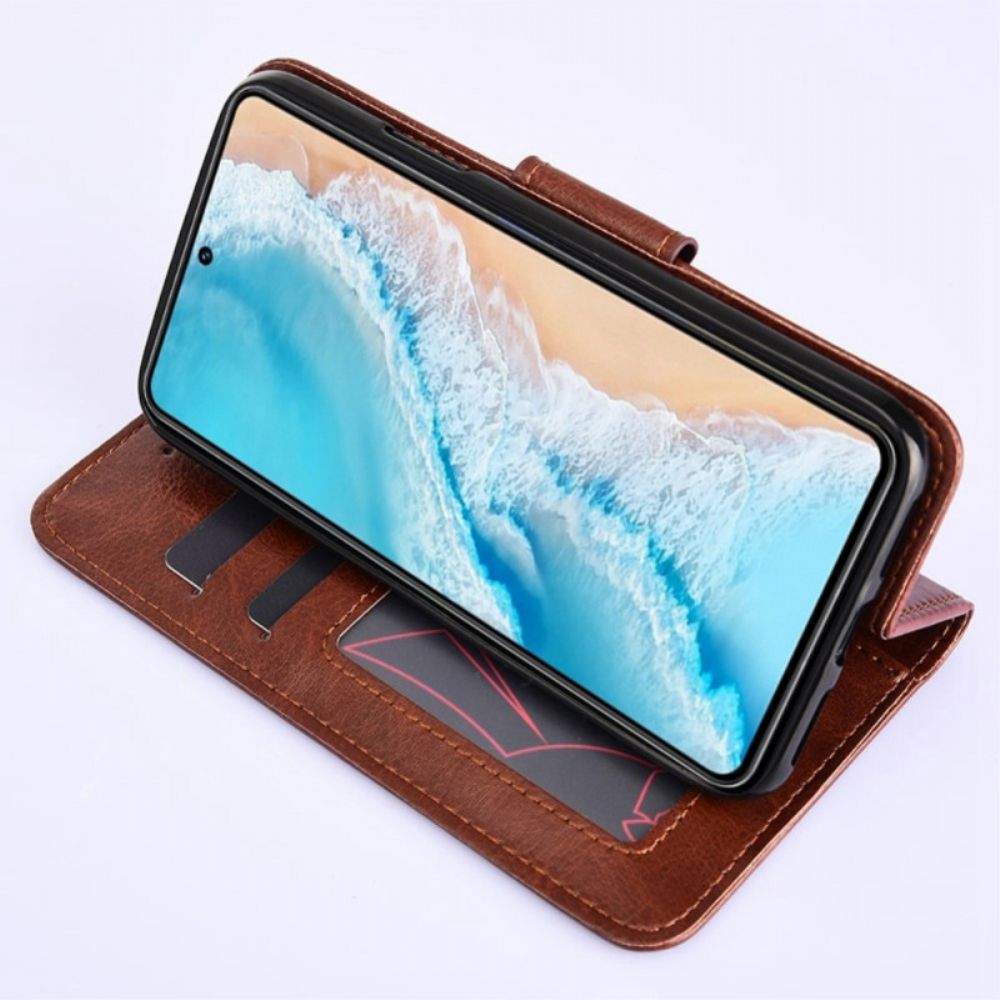 Lederhüllen Für Vivo X80 Pro Leder Im Vintage-stil