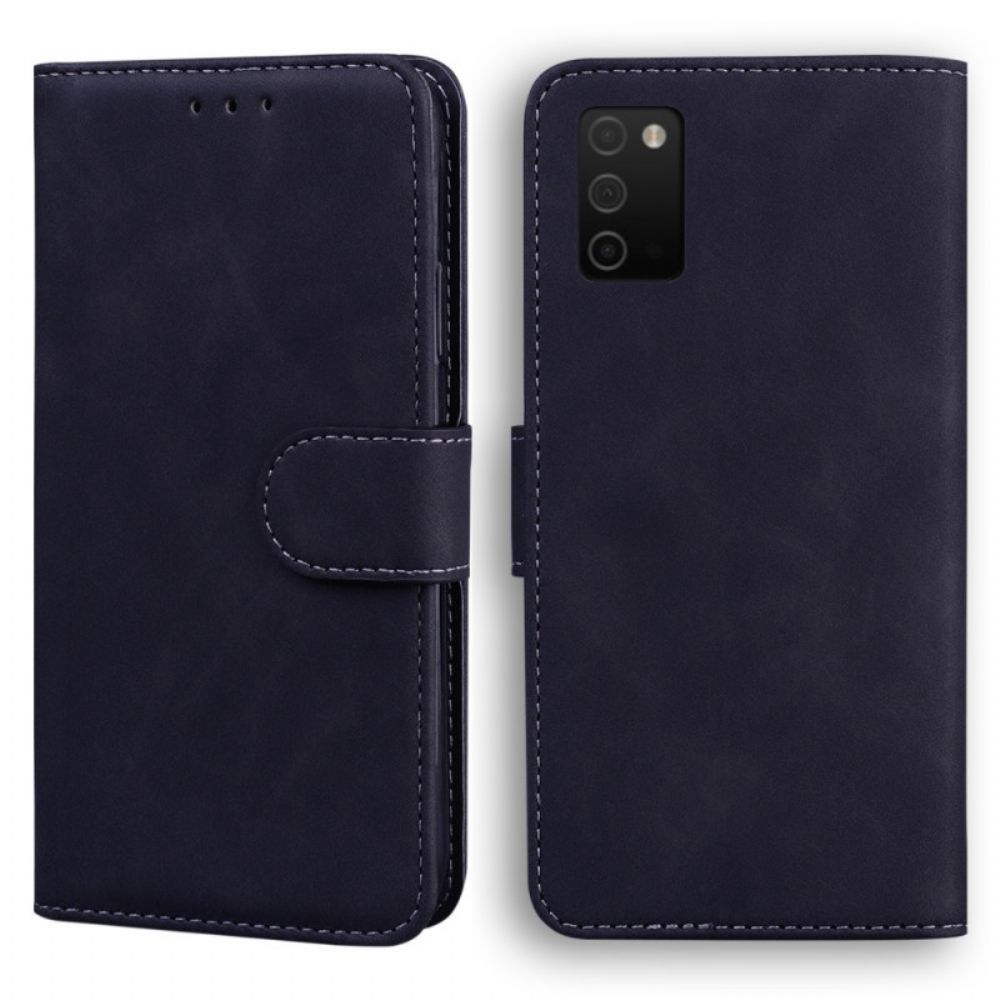 Flip Case Für Samsung Galaxy A03s Leder Im Vintage-couture-stil