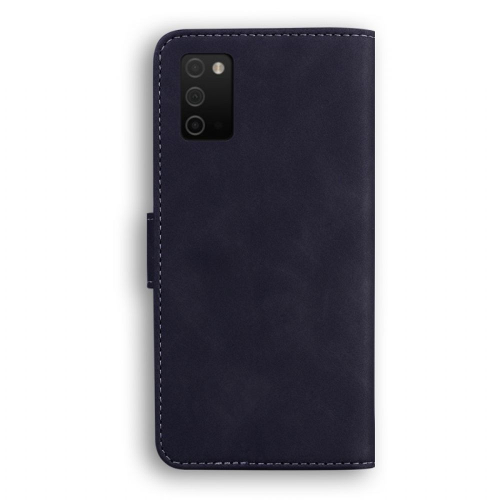 Flip Case Für Samsung Galaxy A03s Leder Im Vintage-couture-stil