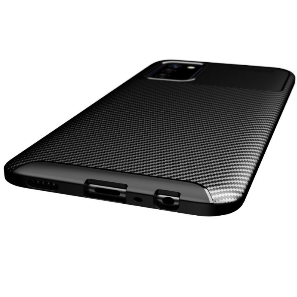 Handyhülle Für Samsung Galaxy A03s Flexible Kohlefaser