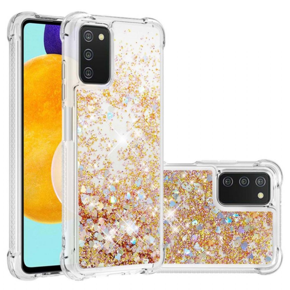 Handyhülle Für Samsung Galaxy A03s Glitter Wollen