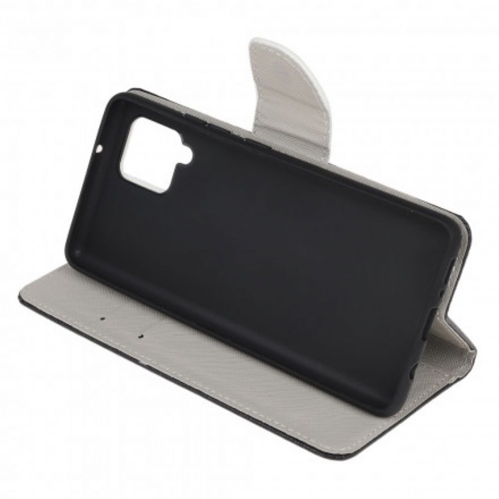 Flip Case Für Samsung Galaxy A22 4G Bleib Ruhig Und Strahle