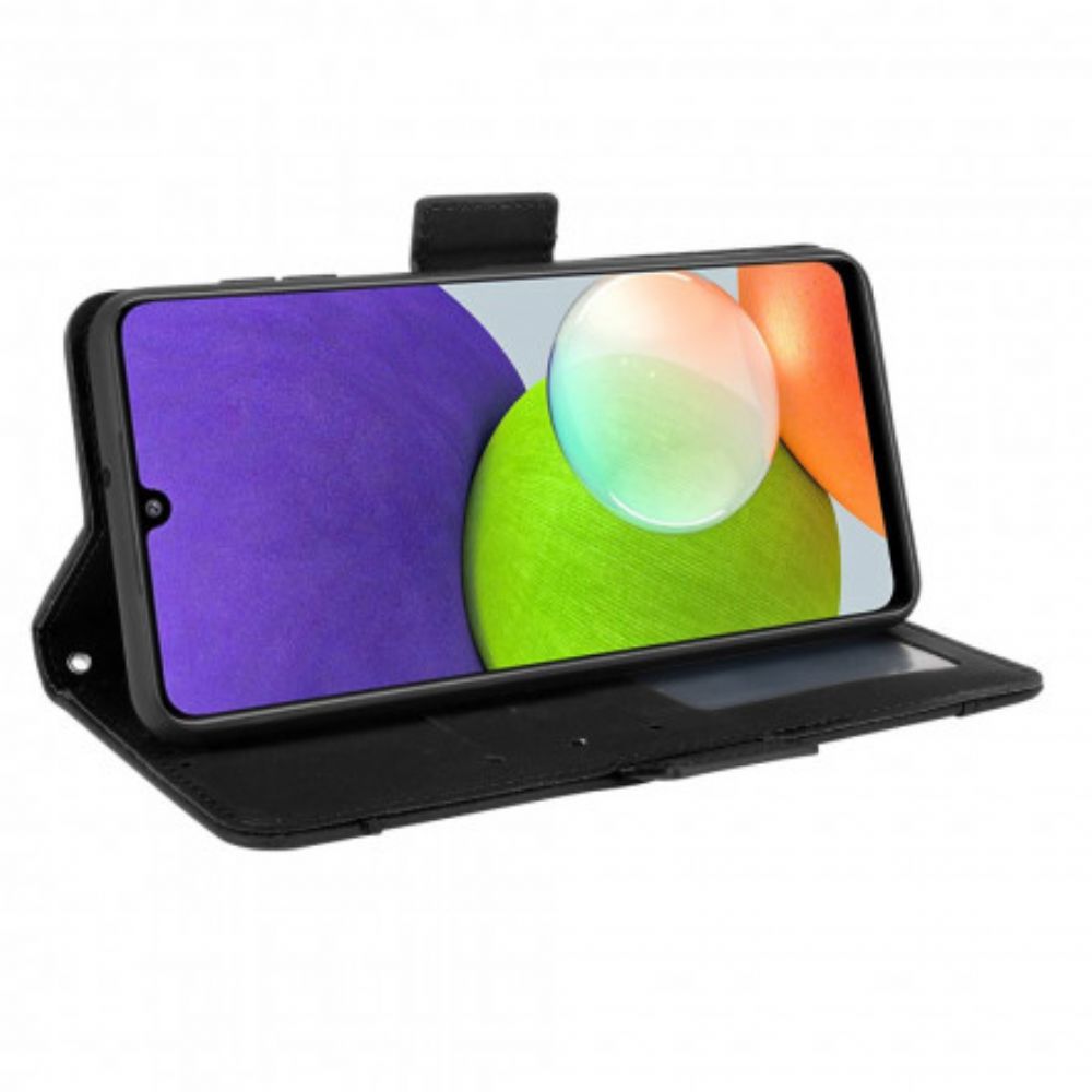 Flip Case Für Samsung Galaxy A22 4G Erstklassige Multi-karte