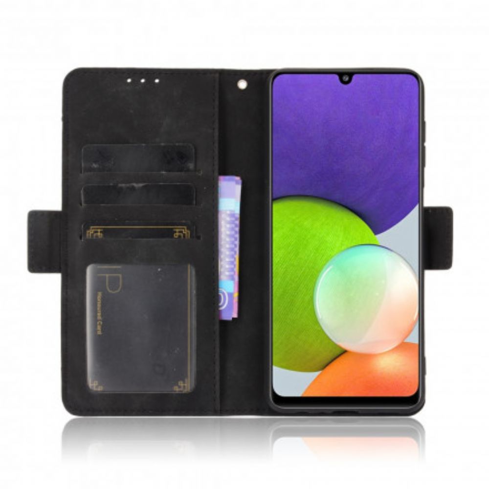 Flip Case Für Samsung Galaxy A22 4G Erstklassige Multi-karte