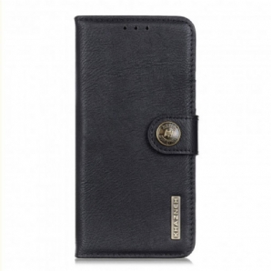 Flip Case Für Samsung Galaxy A22 4G Kunstleder Khazneh