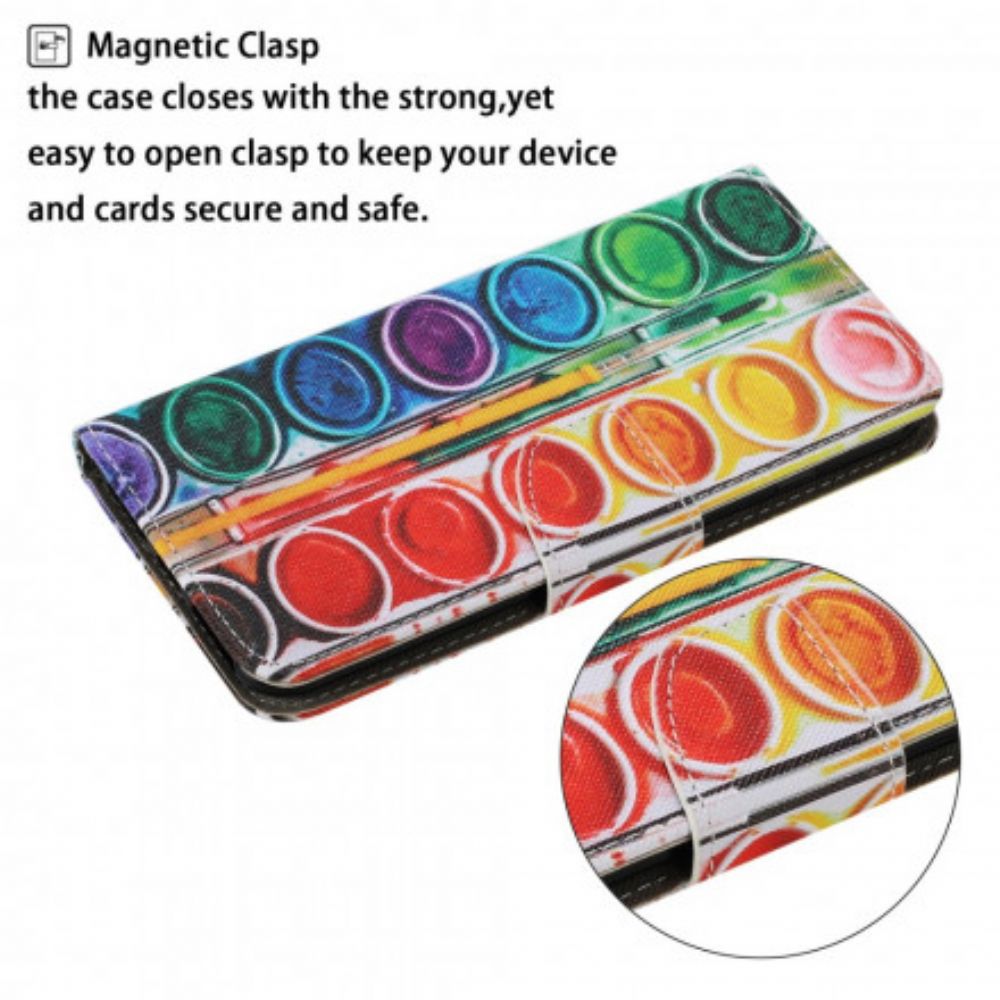 Flip Case Für Samsung Galaxy A22 4G Malerei