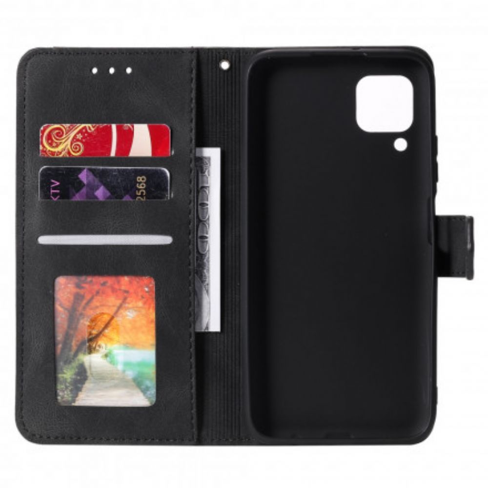 Flip Case Für Samsung Galaxy A22 4G Skin-touch-nähte