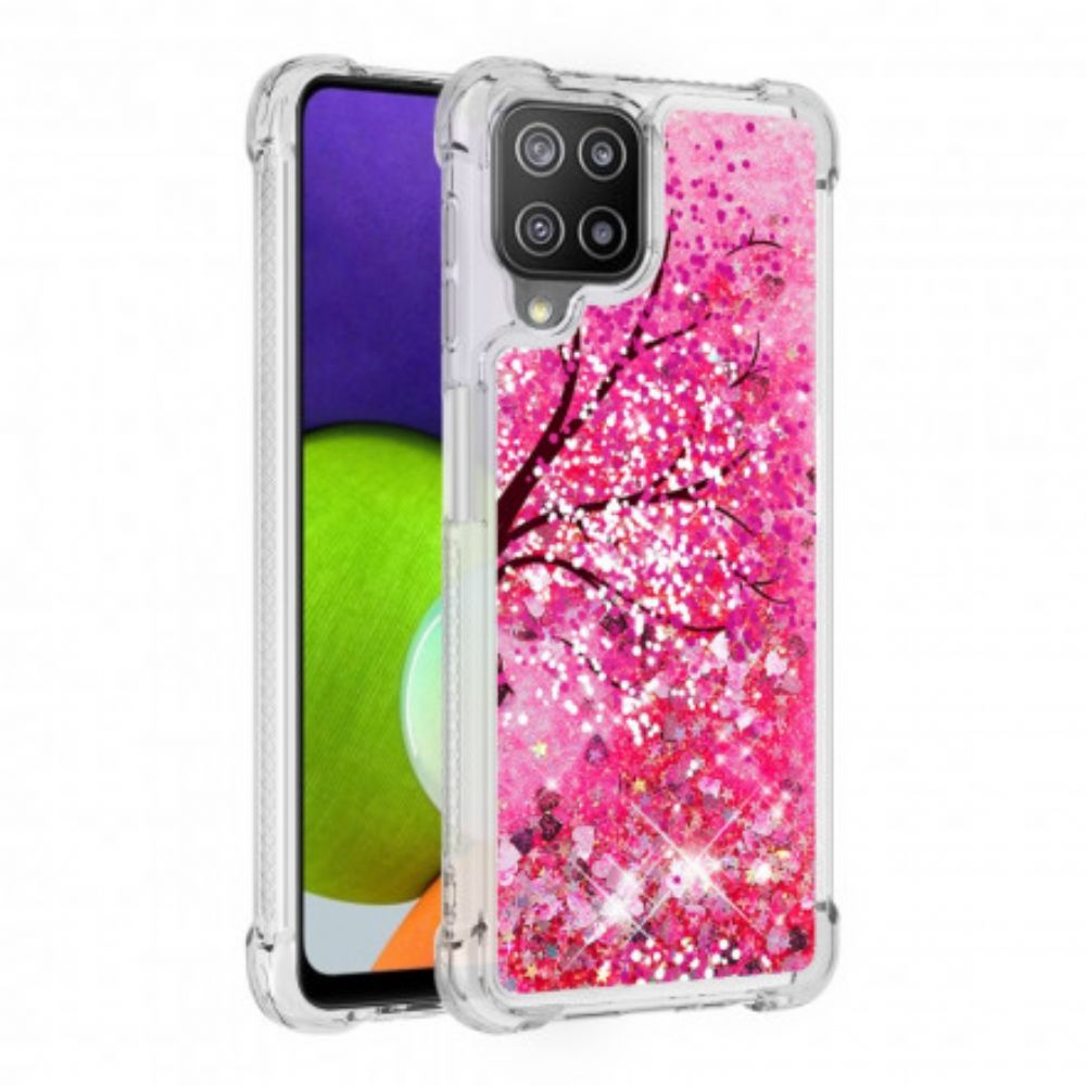 Hülle Für Samsung Galaxy A22 4G Paillettenbaum