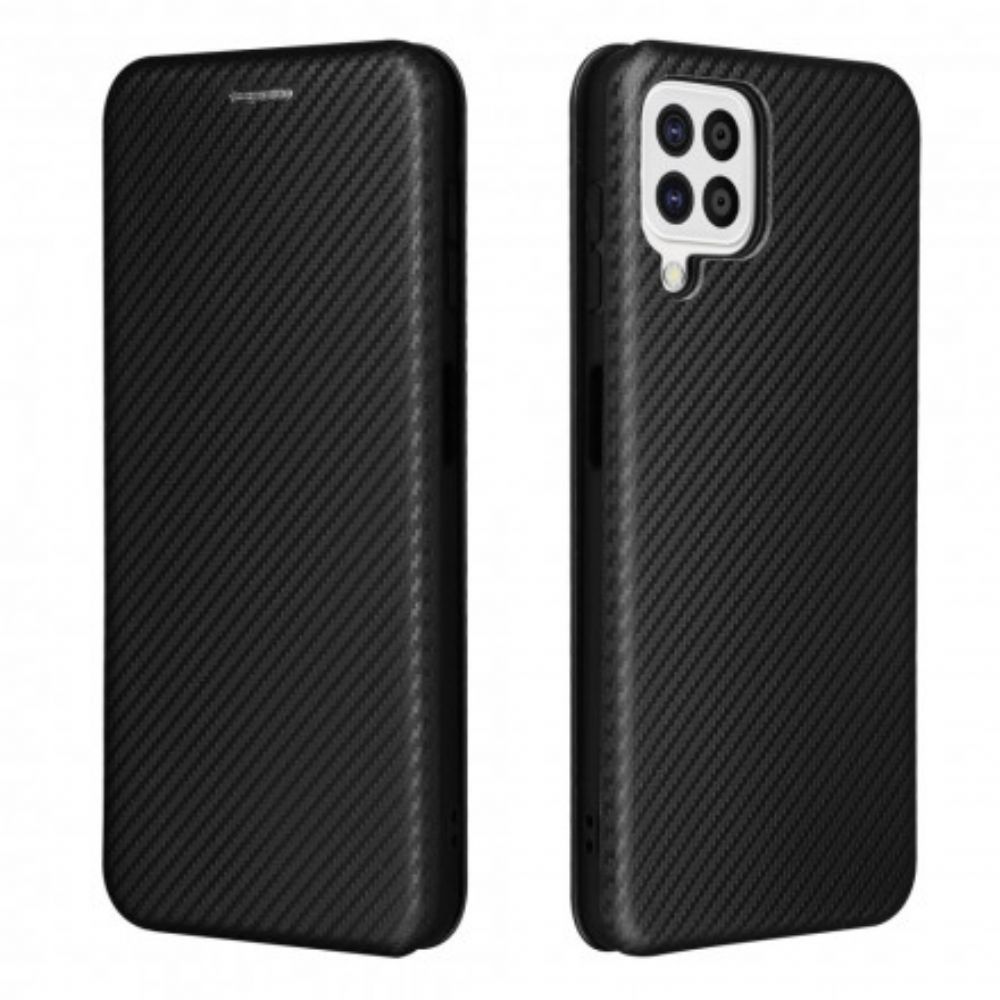 Schutzhülle Für Samsung Galaxy A22 4G Flip Case Kohlefaser