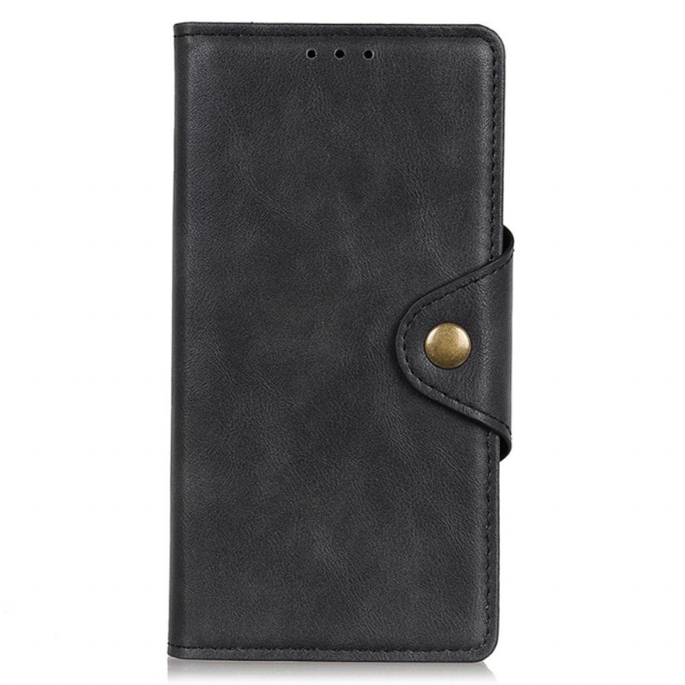 Flip Case Für OnePlus 10T 5G Magnetknopf
