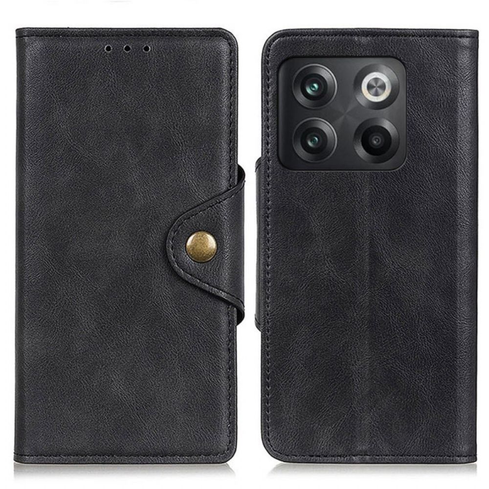 Flip Case Für OnePlus 10T 5G Magnetknopf