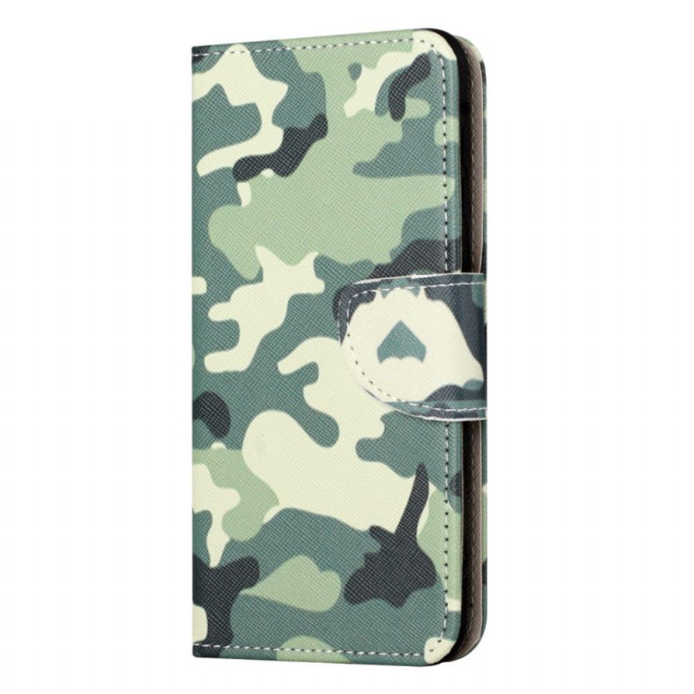 Flip Case Für OnePlus 10T 5G Militärische Tarnung