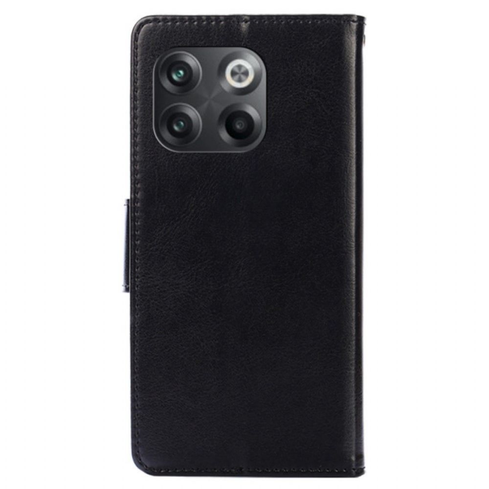 Flip Case Für OnePlus 10T 5G Vintage Eleganz