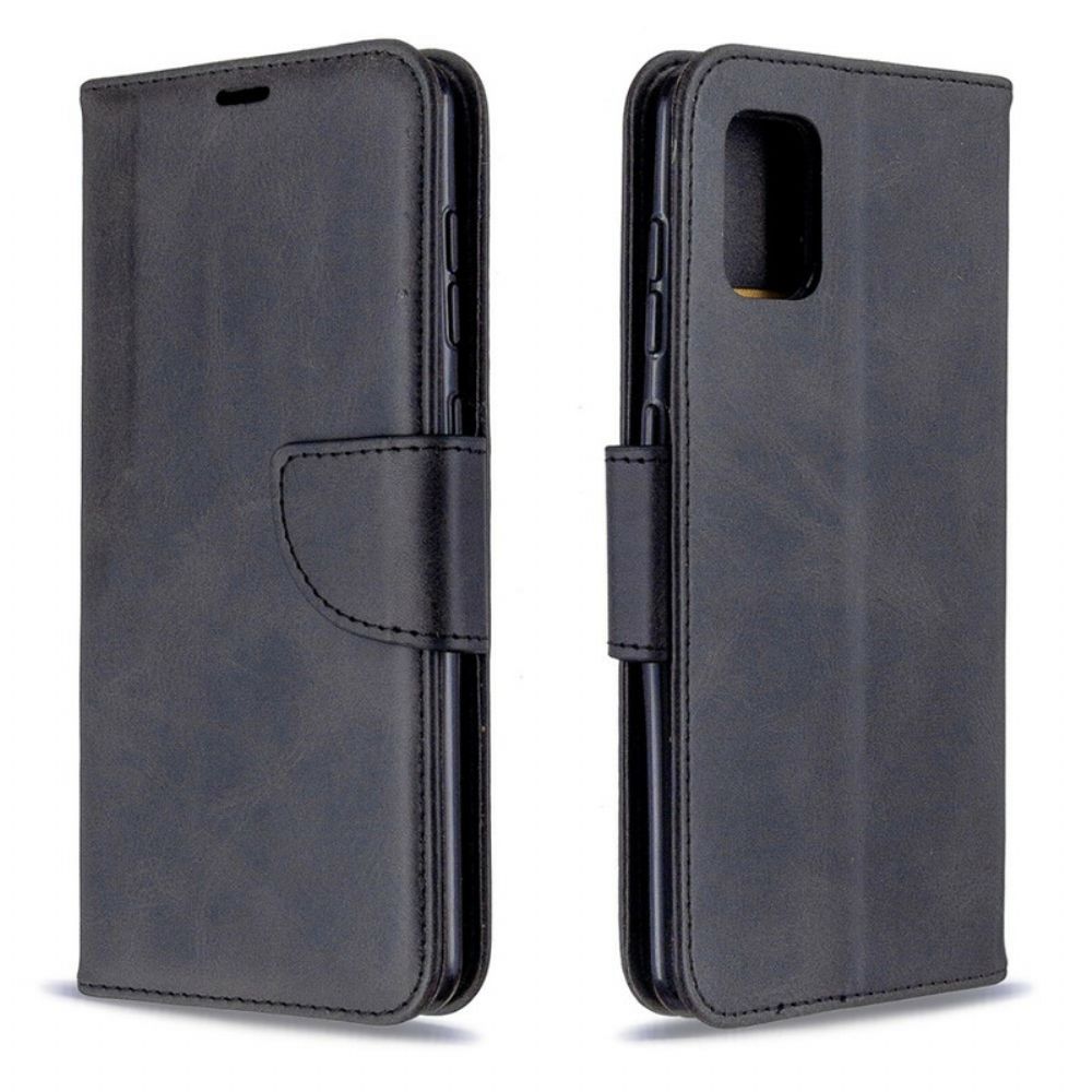 Flip Case Für Samsung Galaxy A31 Flip Case Glatte Schräge Klappe