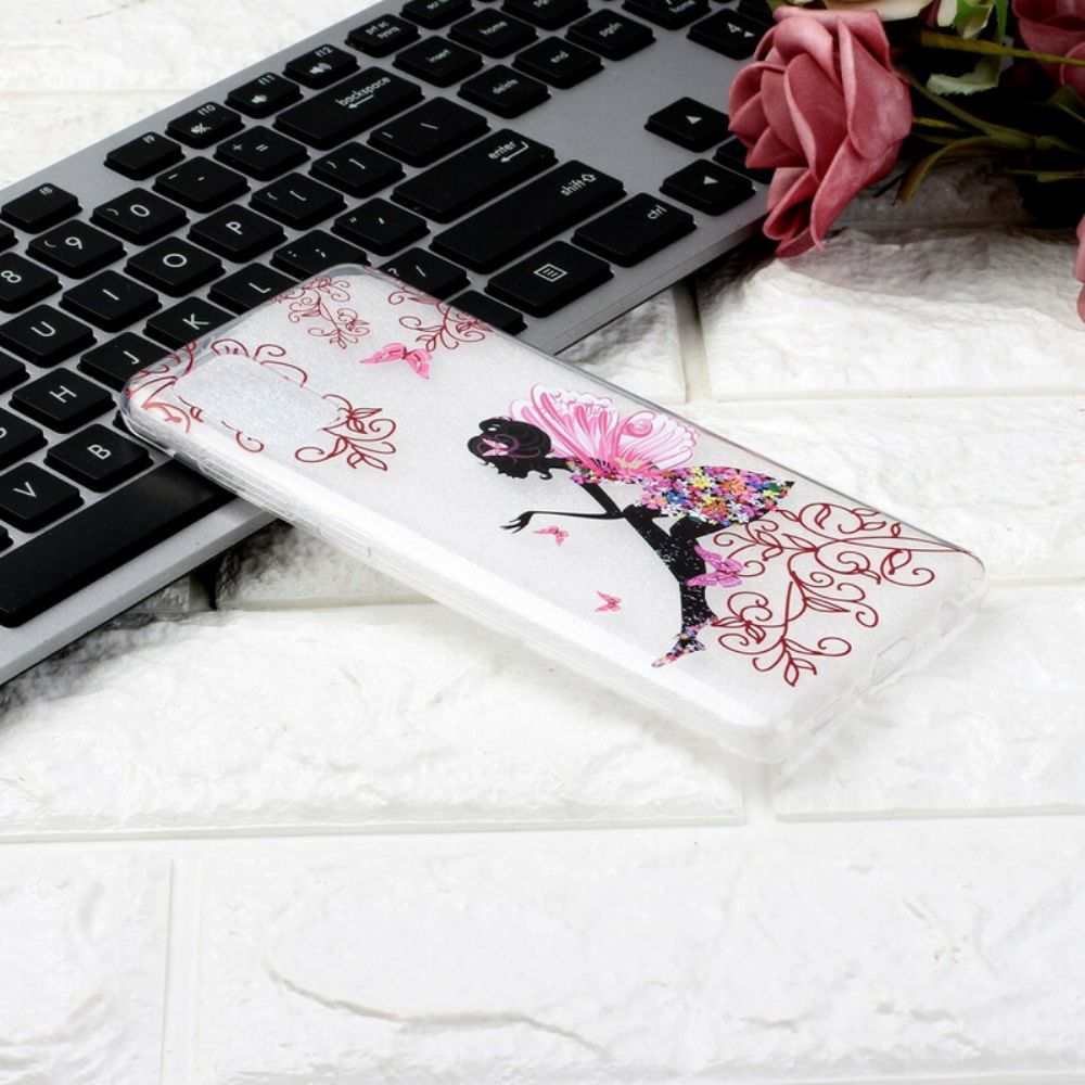 Hülle Für Samsung Galaxy A31 Transparente Blumenfee