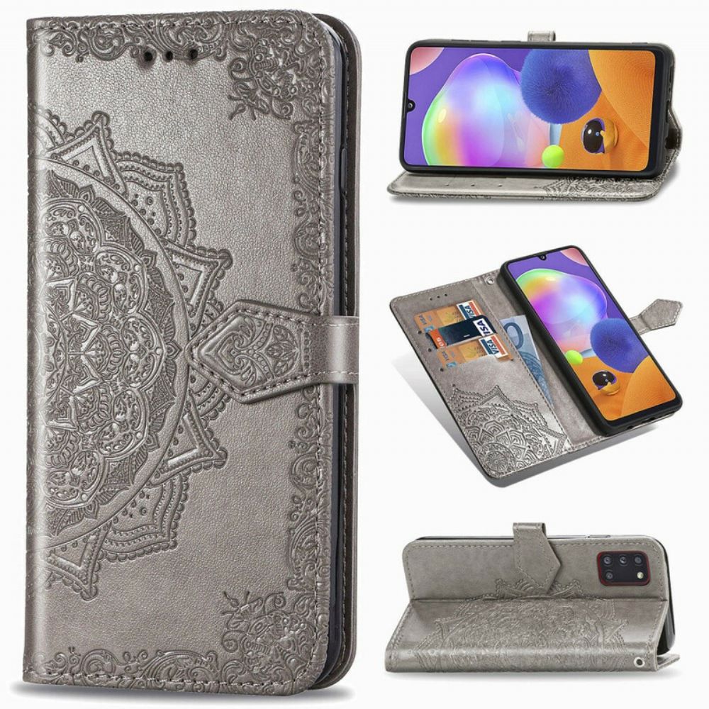 Lederhüllen Für Samsung Galaxy A31 Mandala Aus Dem Mittelalter