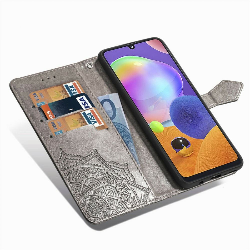 Lederhüllen Für Samsung Galaxy A31 Mandala Aus Dem Mittelalter