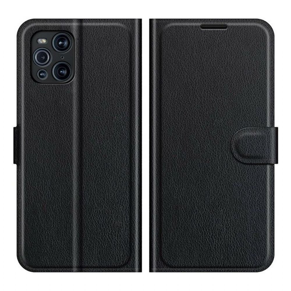 Lederhüllen Für Oppo Find X3 Pro Klassisch