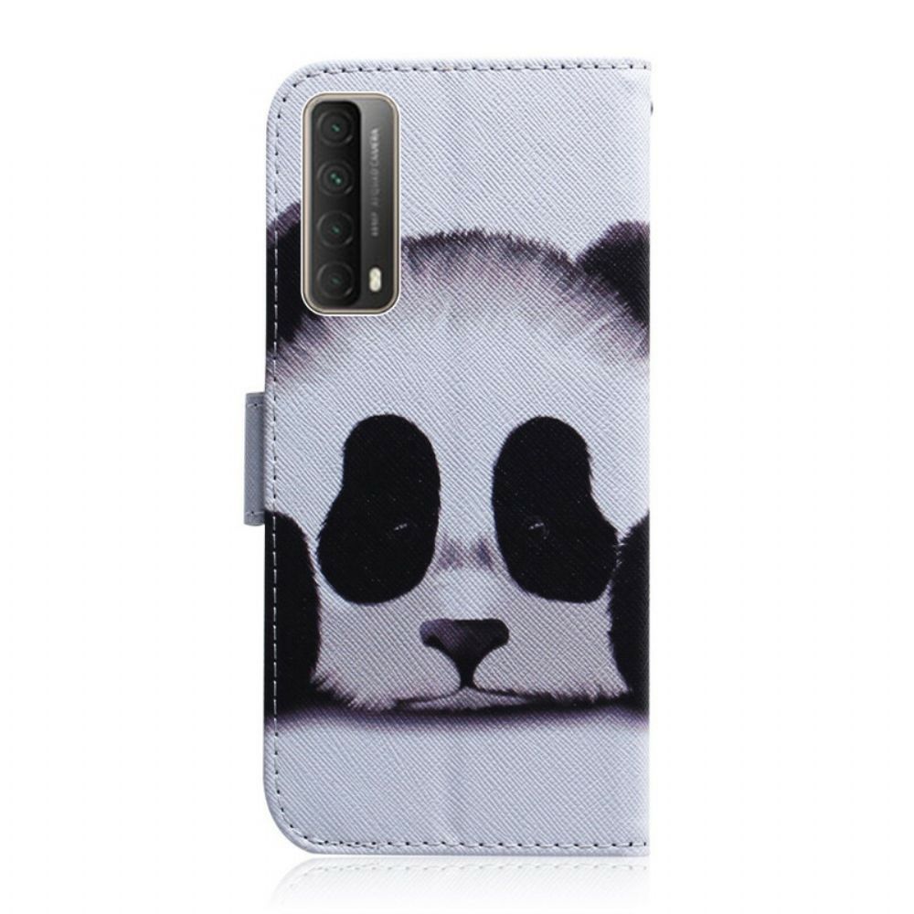 Flip Case Für Huawei P Smart 2024 Panda-gesicht