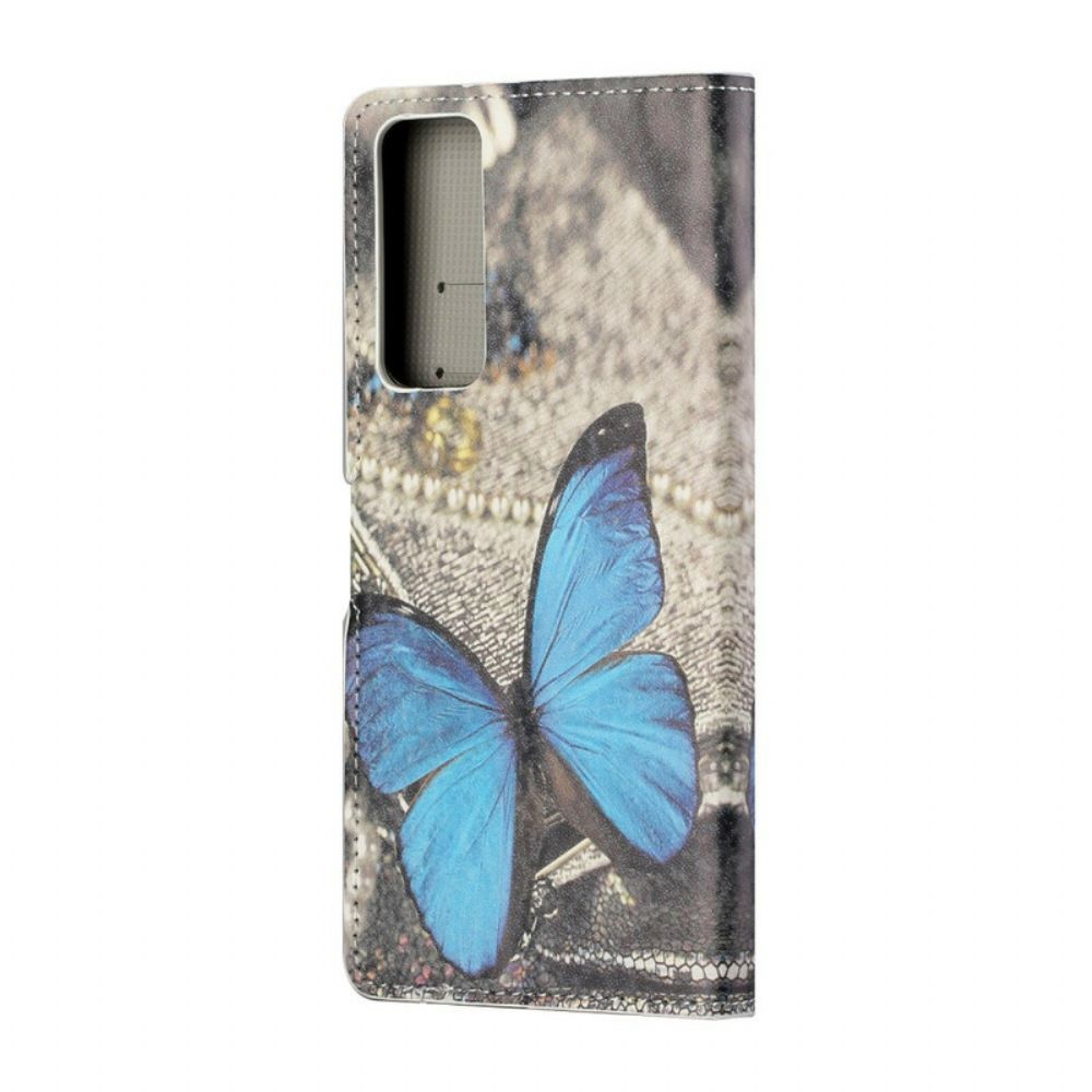 Flip Case Für Huawei P Smart 2024 Schmetterlinge