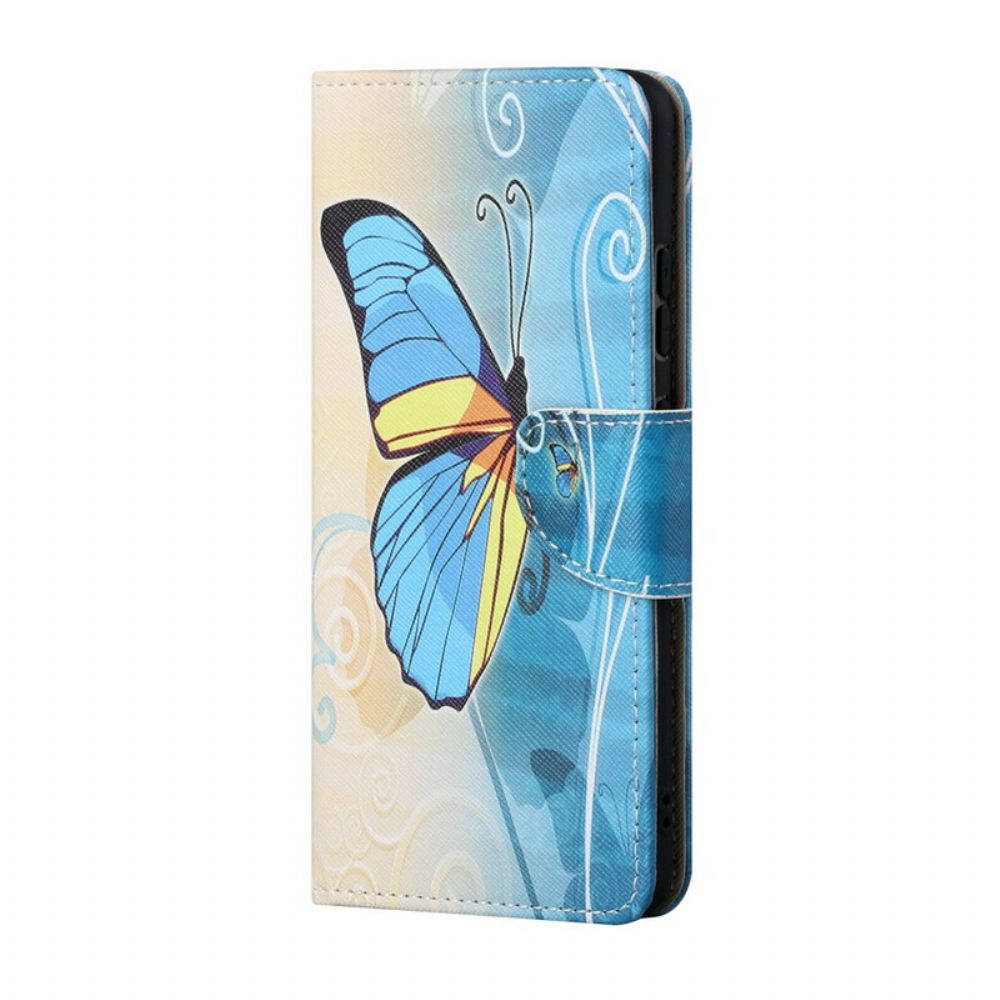 Flip Case Für Huawei P Smart 2024 Schmetterlinge