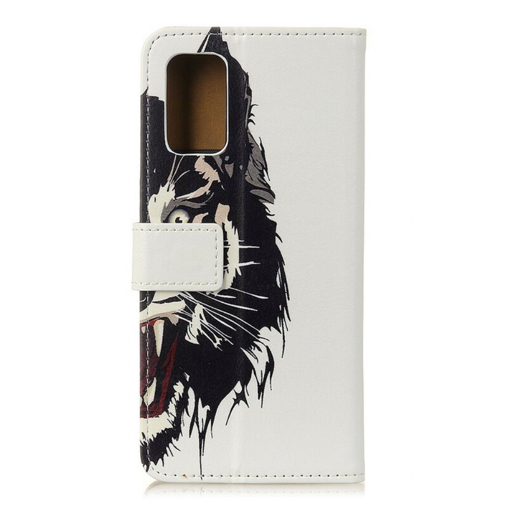 Flip Case Für Huawei P Smart 2024 Wilder Tiger