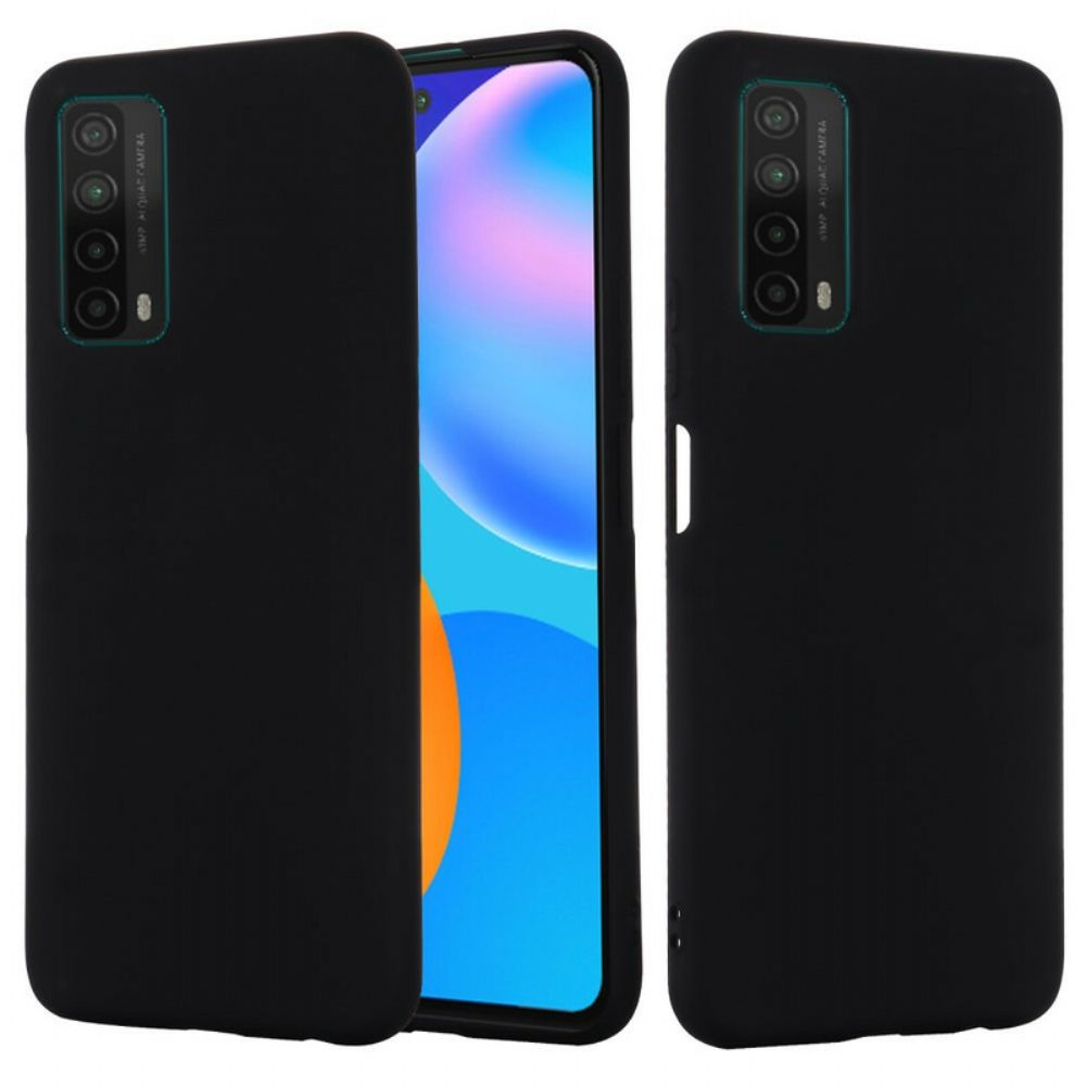 Handyhülle Für Huawei P Smart 2024 Flüssigsilikon Mit Lanyard