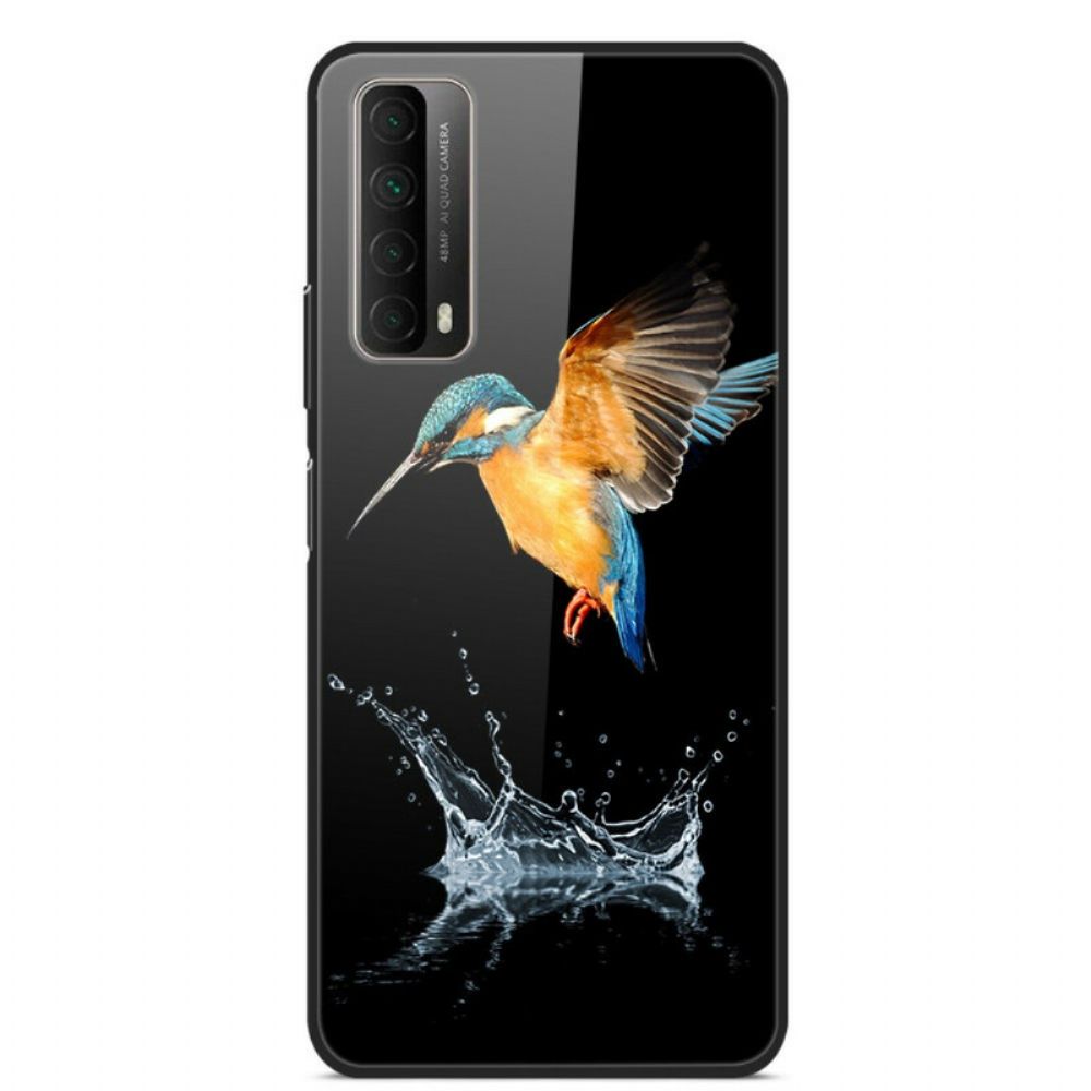 Handyhülle Für Huawei P Smart 2024 Kronenvogel Aus Gehärtetem Glas