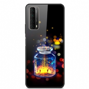 Handyhülle Für Huawei P Smart 2024 Wunschflasche Aus Gehärtetem Glas