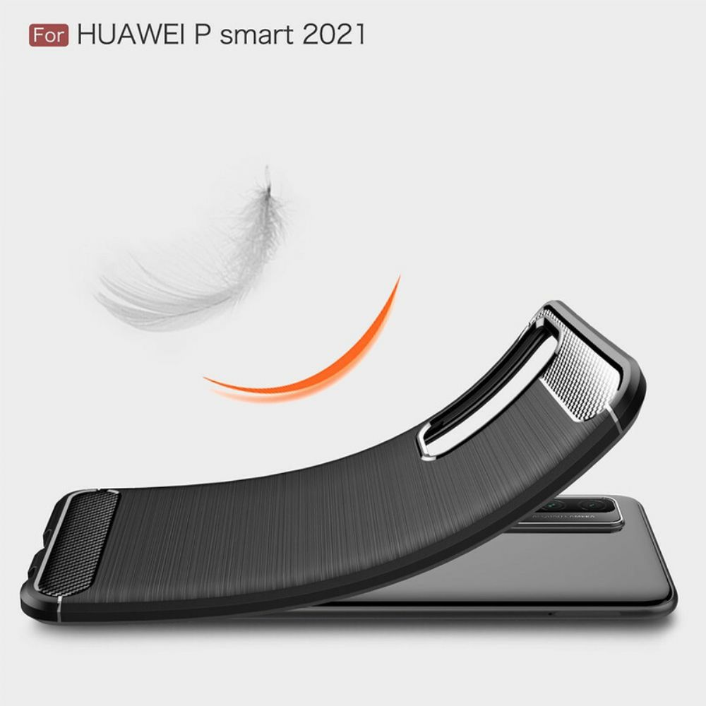 Hülle Für Huawei P Smart 2024 Gebürstete Kohlefaser