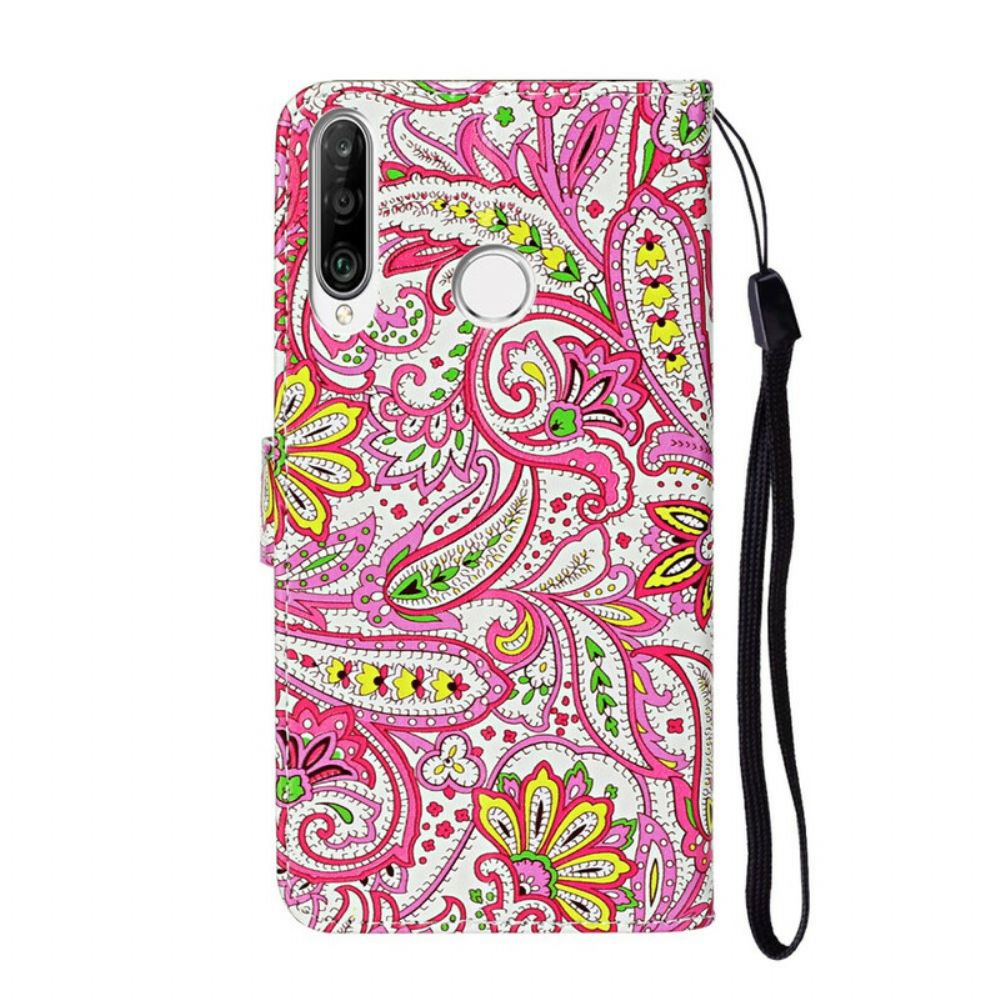 Flip Case Für Huawei Y6p Bunter Barock