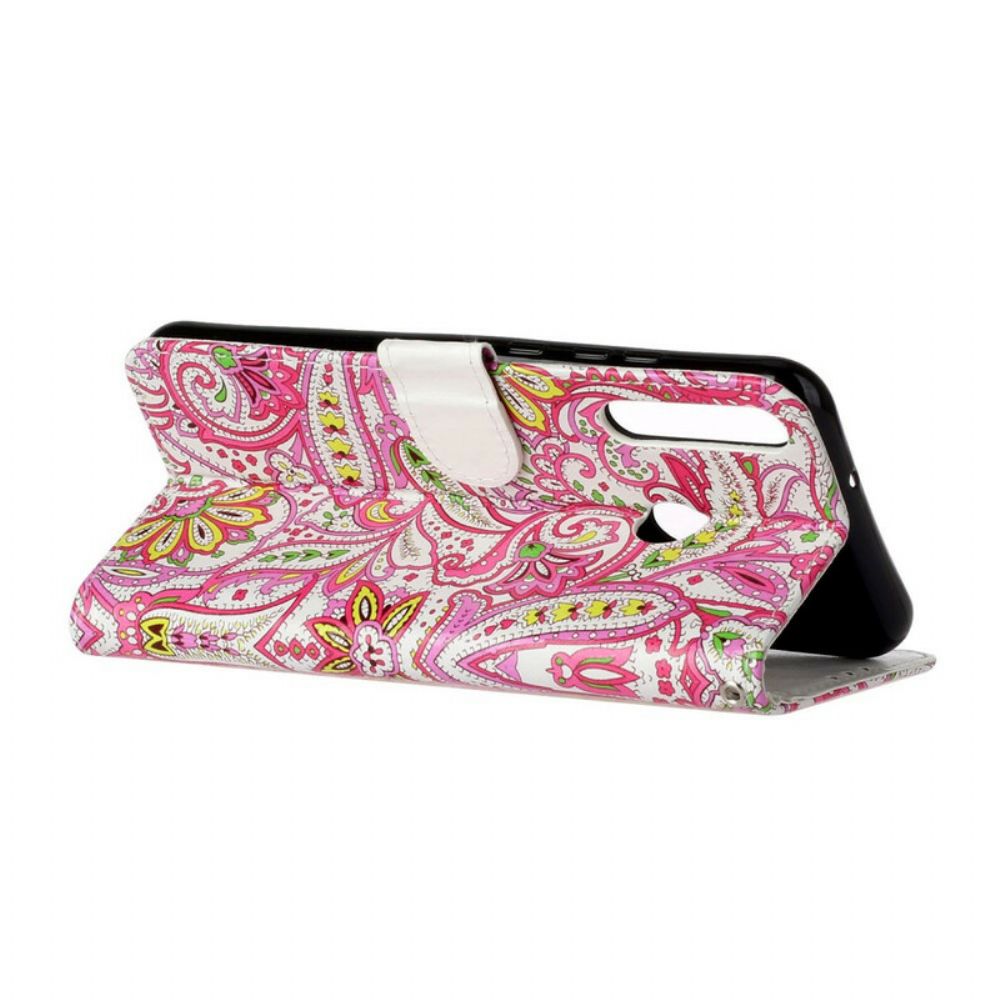 Flip Case Für Huawei Y6p Bunter Barock