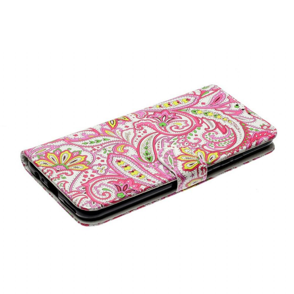 Flip Case Für Huawei Y6p Bunter Barock
