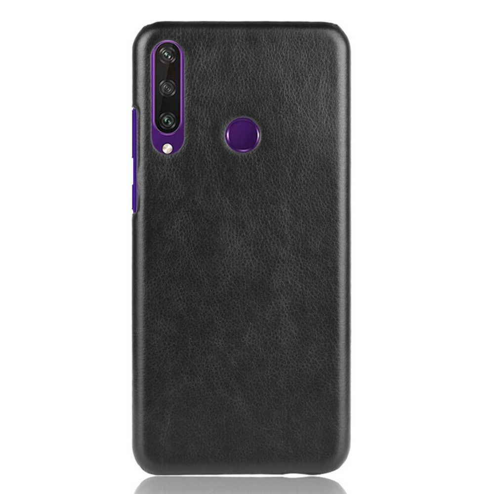 Hülle Für Huawei Y6p Performance Litschi-leder-effekt