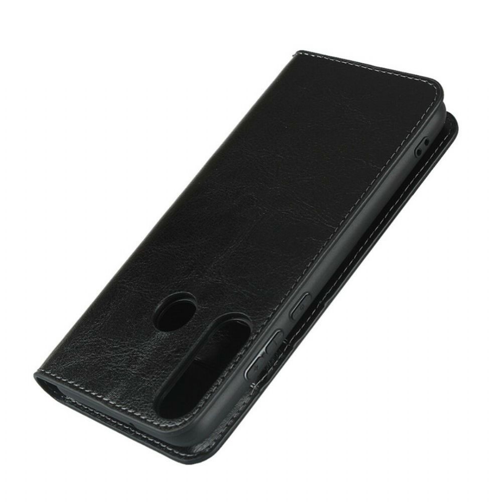 Schutzhülle Für Huawei Y6p Flip Case Echtes Leder