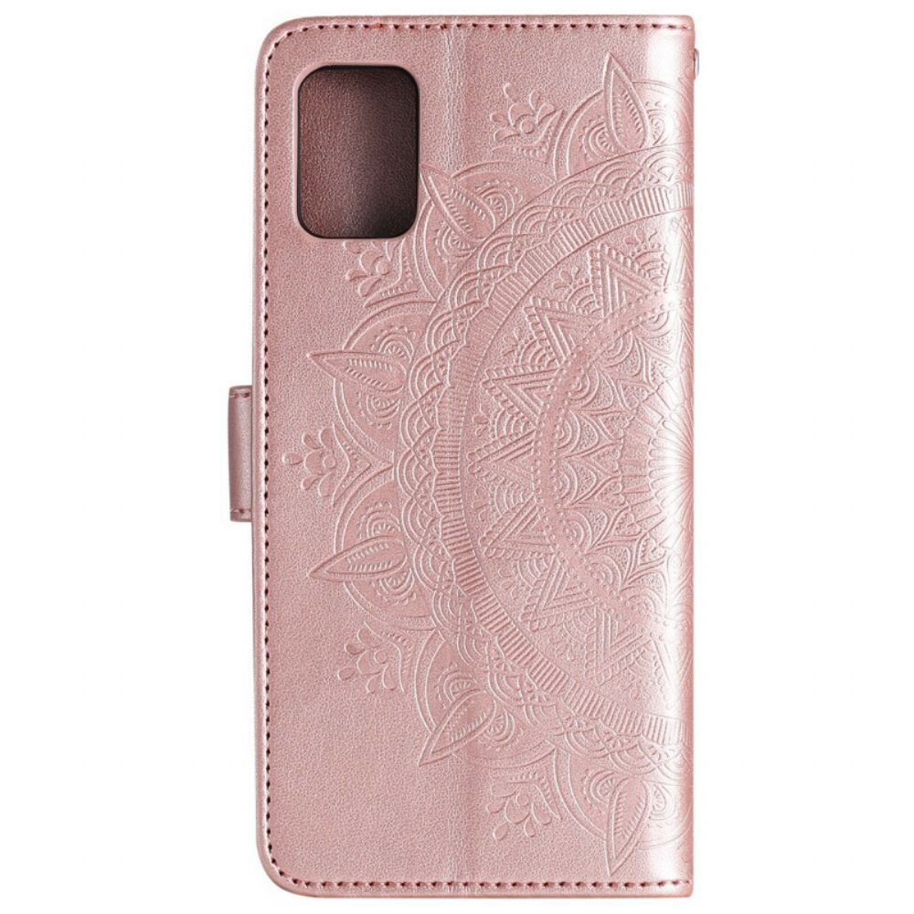 Flip Case Für Samsung Galaxy Note 20 Sonnen-mandala