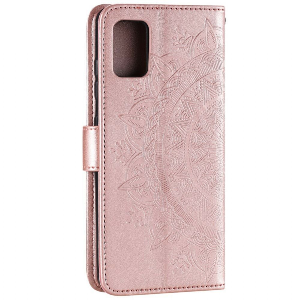 Flip Case Für Samsung Galaxy Note 20 Sonnen-mandala