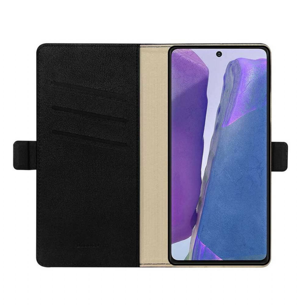Lederhüllen Für Samsung Galaxy Note 20 Dzgogo Milo-serie