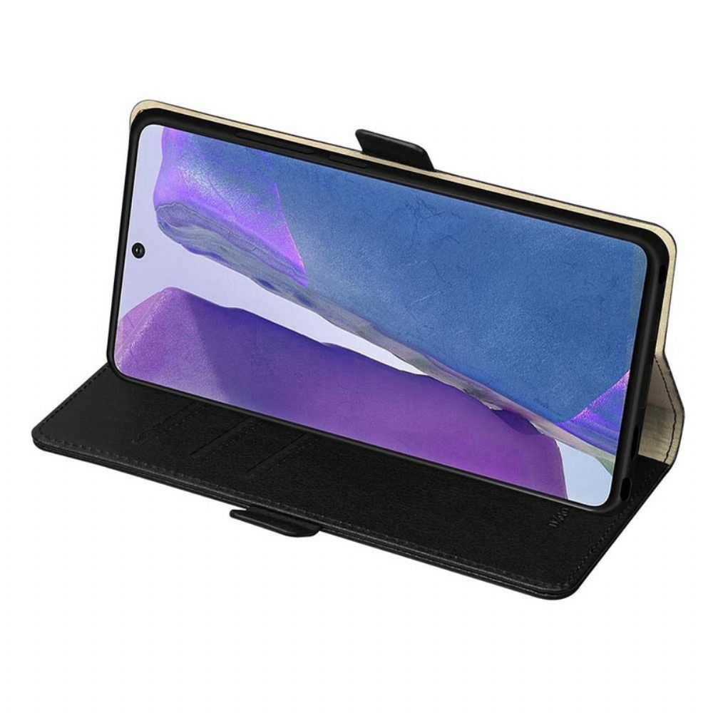 Lederhüllen Für Samsung Galaxy Note 20 Dzgogo Milo-serie