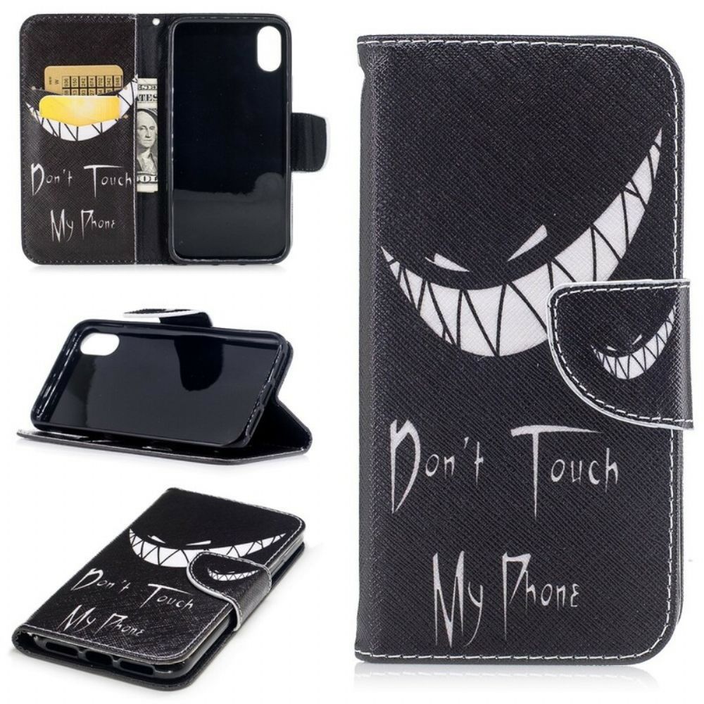 Flip Case Für iPhone X / XS Teufelstelefon