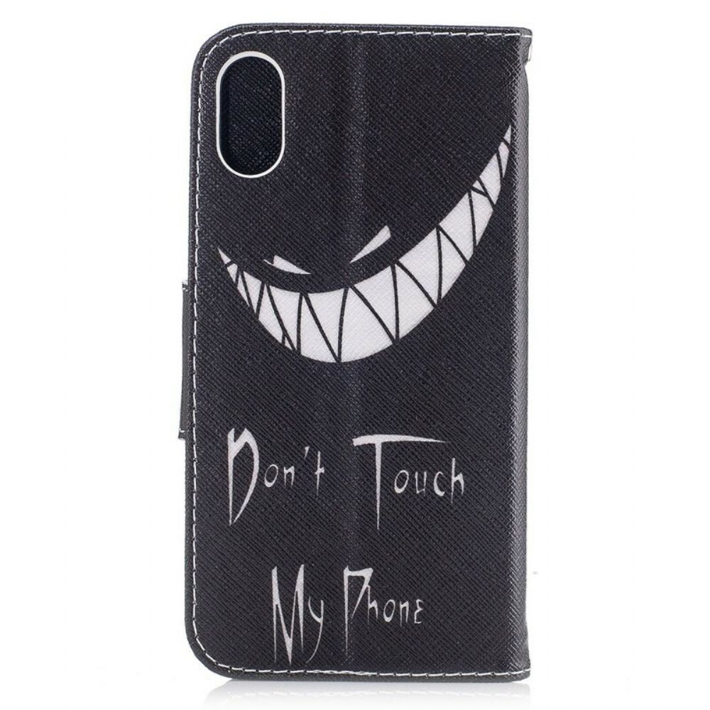Flip Case Für iPhone X / XS Teufelstelefon