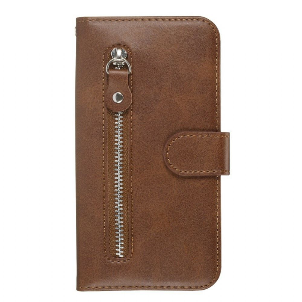 Flip Case Für iPhone X / XS Vintage Geldbörse