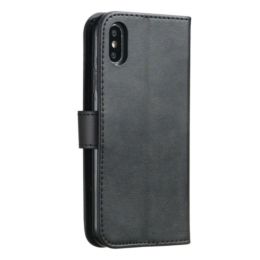 Flip Case Für iPhone X / XS Vintage Geldbörse